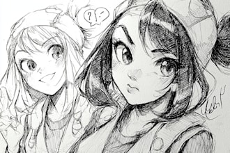 sketch you anime sketch art