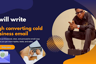 write high converting  cold and business email