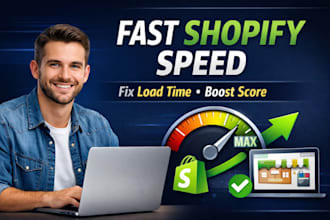 shopify website speed optimization app increase speed score load time fix