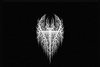 death metal logo, metalcore, deathcore, for band