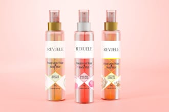create 3d packaging, mockup for cosmetics or food product