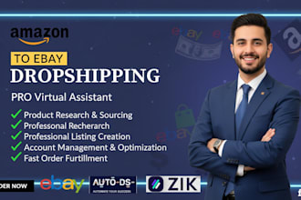 be your ebay dropshipping virtual assistant,ebay  lister