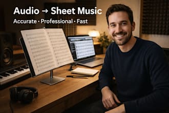 arrange, orchestrate, and create professional sheet music for any ensemble
