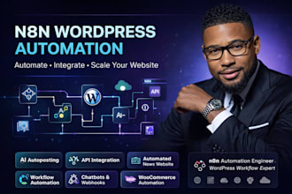 n8n wordpress automation automated news website automation n8n API integration