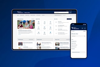 design business intranet sharepoint portal intranet website for organisation