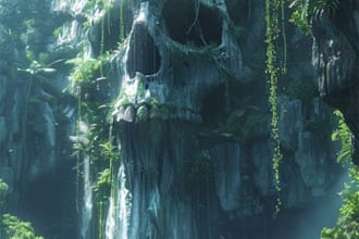do fantasy background and landscape