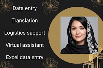 do data entry, translation and logo design professionally