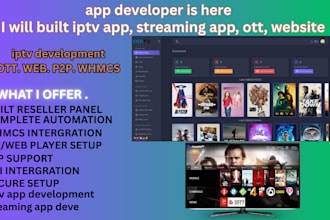 do app development, iptv app development, ott app, streaming app for android ios