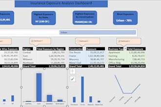 create a professional excel dashboard