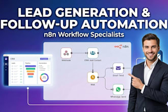 create n8n lead generation and follow up automation