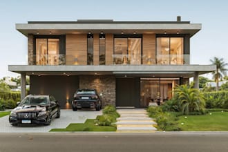 turn old property into high end residential house,real estate showcase,rendering