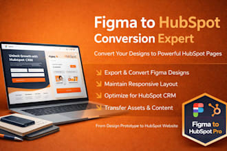 hubspot website, hubspot landing page, convert figma to hubspot