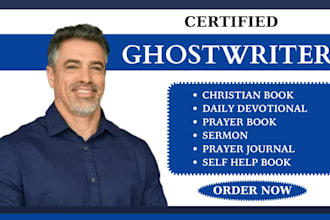 ghostwrite copy edit daily devotional christian book prayer book sermon
