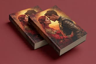 design professional romance book cover and erotic book cover design