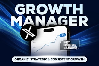 manage and grow your twitter x account organically