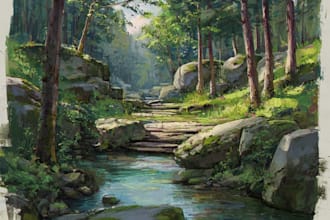 environment concept art landscape design