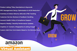 amazon specialist, manage PPC, listings and store growth