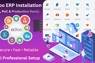 install and configure odoo erp CRM on your server professionally