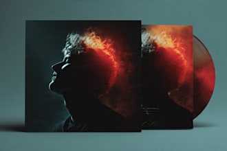 design music album cover , single or mixtape artwork