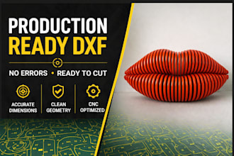 fix or create cnc ready dxf files
