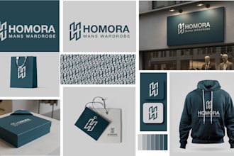 create a minimalist logo for your brand with brand kit