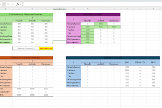 do operation research, excel solver