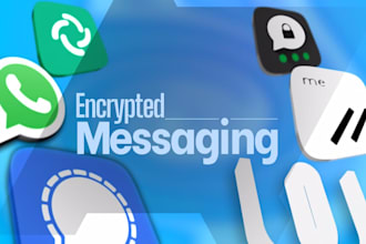 build end to end encrypted messages and file sharing web app