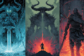 draw fantasy illustrations, concept art, and card game art