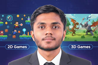 develop 2d and 3d games for android and windows