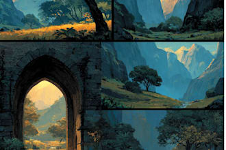 draw fantasy concept art