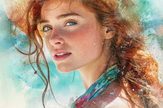 give a watercolor effect to your photos in photoshop