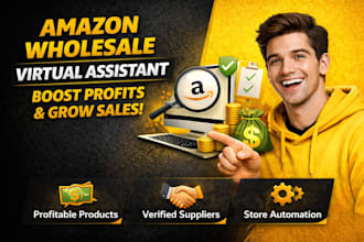 be your expert amazon fba wholesale virtual assistant