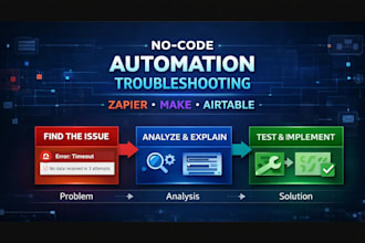 analyze and fix your stuck nocode automation or workflow