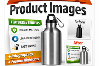 design high converting amazon or etsy product listing images