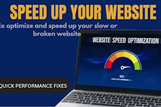 fix optimize and speed up your slow or broken website