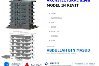 prepare revit bim models for architecture structure