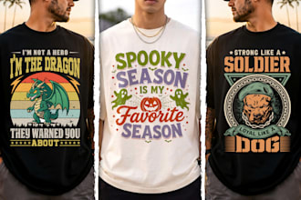 design custom graphics retro vintage t shirt, groovy hippie typography t shirt