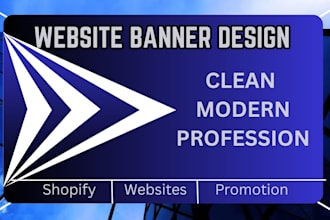 design professional website banners and visual graphics