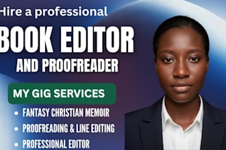 developmental, copy, line edit and proofread your fiction, romantasy novel