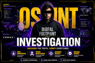 osint investigation background check and digital footprint