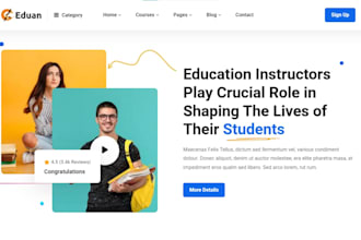 build ims educational website school website online course education website