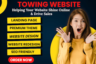 towing website trucking transport website towing logistics logo towing website