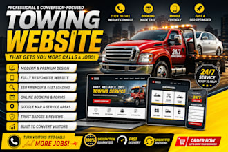 towing website trucking transport website towing logistics logo towing website