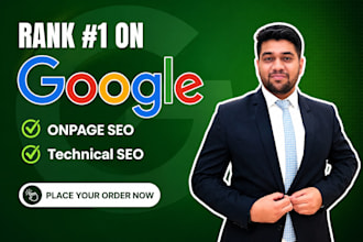 do onpage and technical SEO for top google rankings
