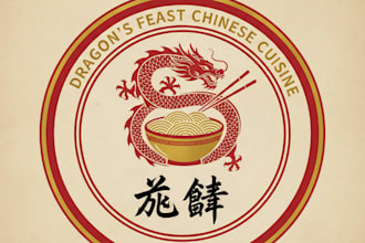 design a professional chinese food restaurant logo
