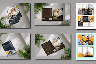 design bifold, trifold brochure and  booklet