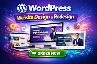 design and redesign a wordpress website