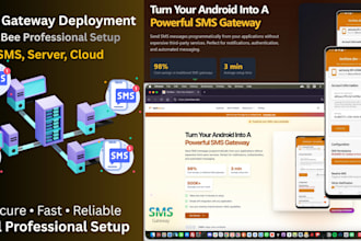 deploy and configure SMS gateway textbee on your server