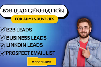 do targeted linkedin, b2b lead generation, and email leads