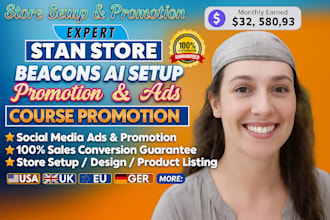 do stan store marketing, stan store promotion, and SEO to boost sales fast